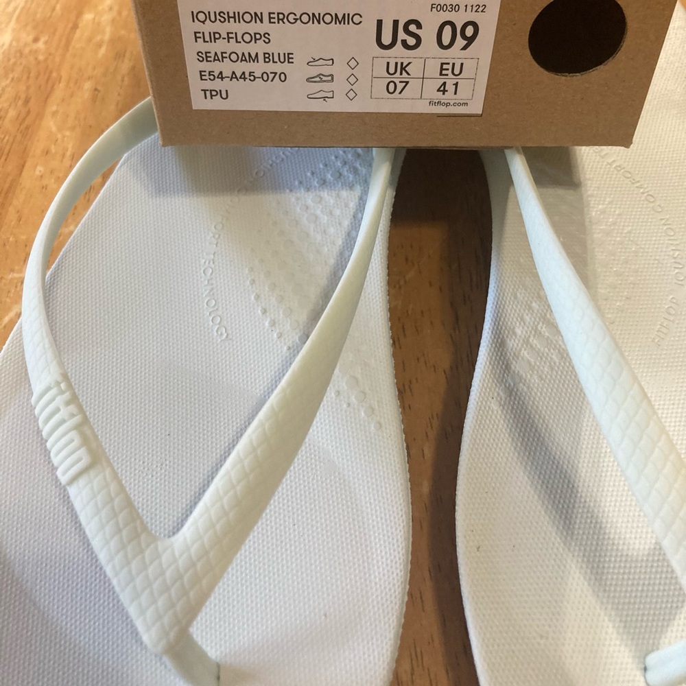 Beautiful fitflop sandals size 9 seafoam blue new - Picture 3 of 7